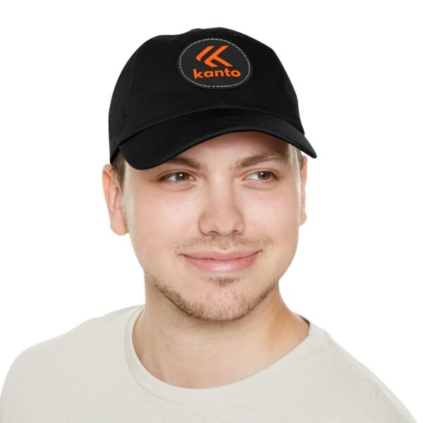 Kanto - Dad Hat with Leather Patch (Round)