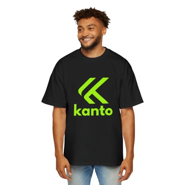 Kanto Men's Heavy Oversized Tee – Casual Streetwear with Bold Vibe