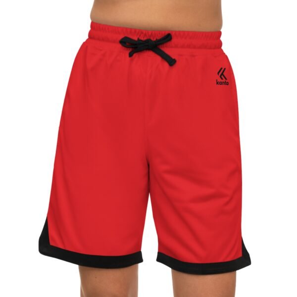 Kanto Men's Basketball Rib Shorts - Lightweight Athletic Shorts for Sports & Training