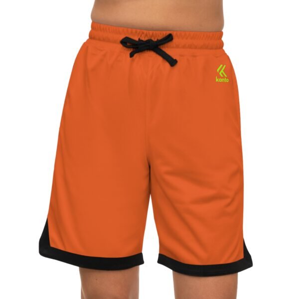 Kanto Men's Basketball Rib Shorts - Lightweight Athletic Shorts for Sports & Training
