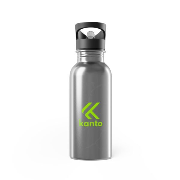 Kanto Eco-Friendly Stainless Steel Water Bottle with Straw - 20oz, Adventure Ready, Ideal for Fitness & Hydration